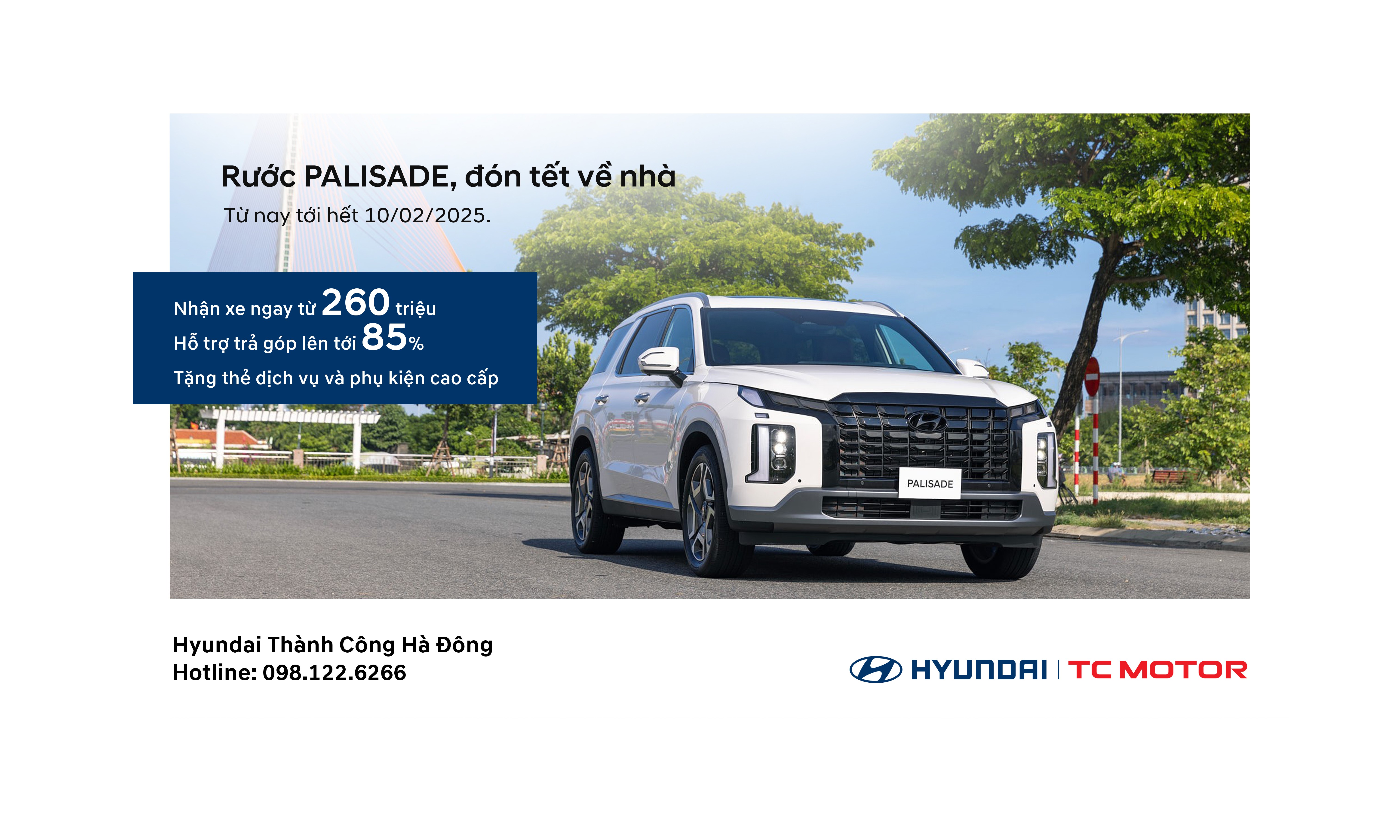 Rước Palisade đ&oacute;n Tết về nh&agrave;